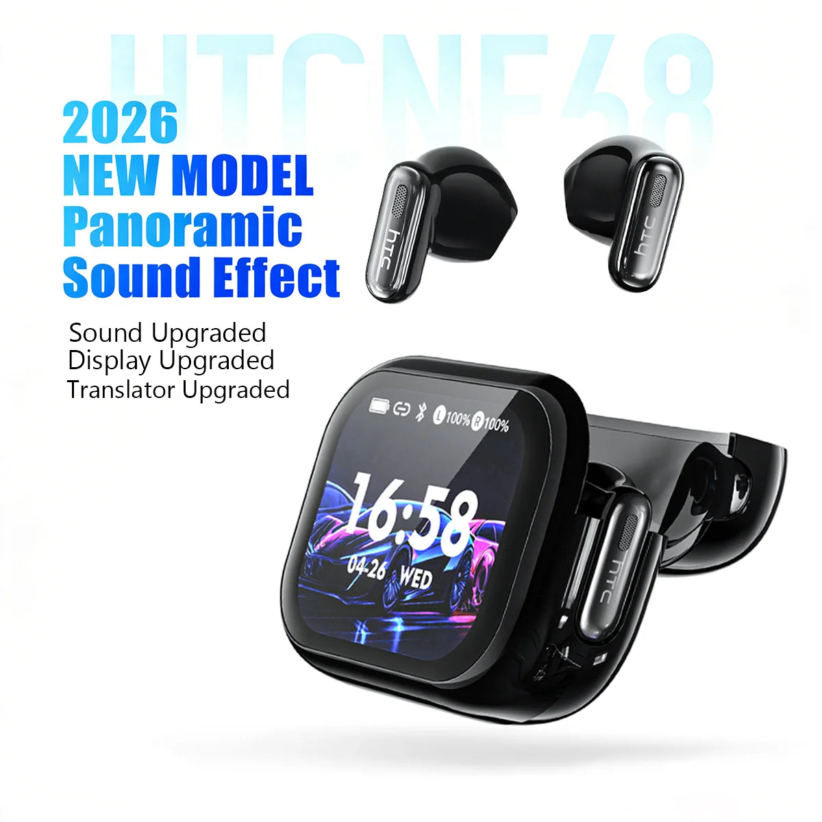 NE68 Wireless Earphones Bluetooth 5.0 With Long Battery Life