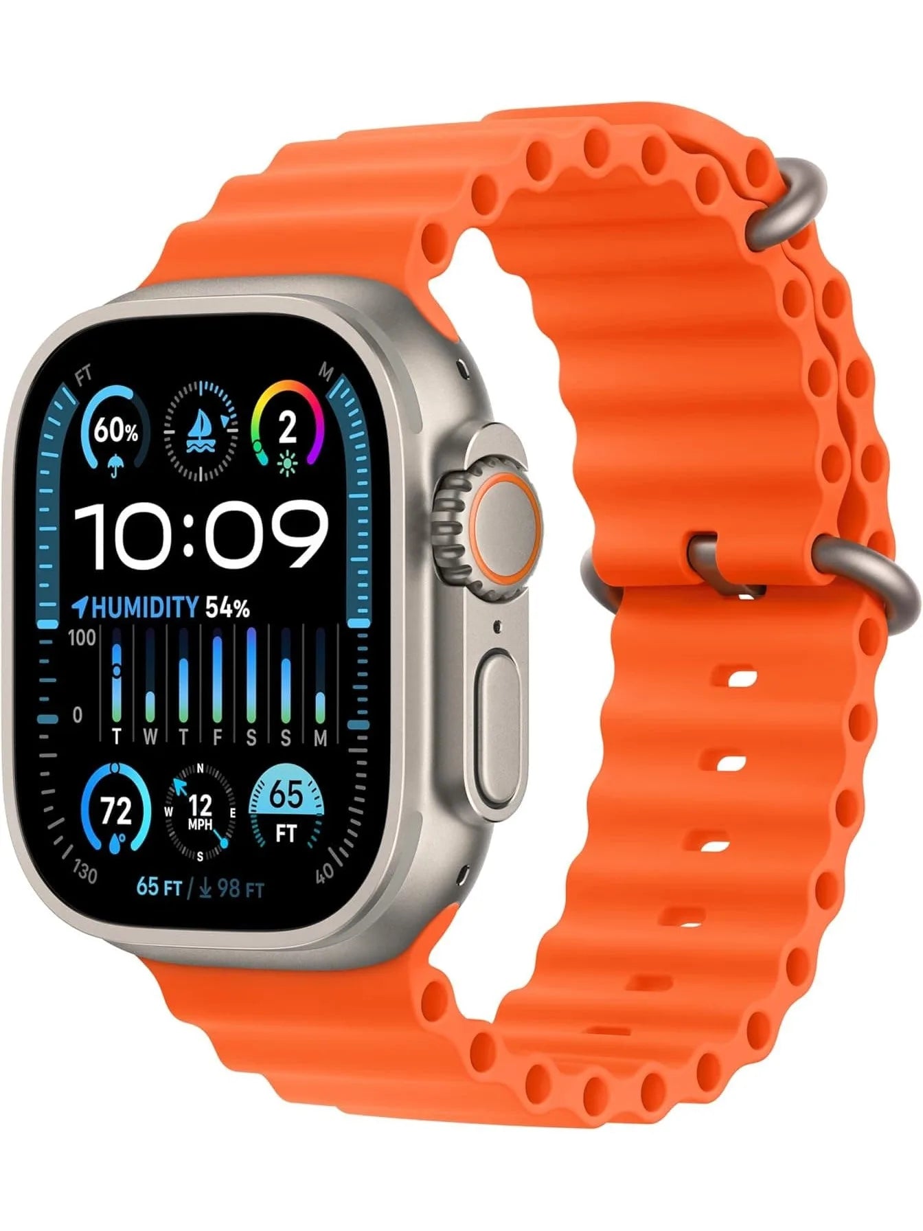 HiWear Smartwatch With Case 7 Bands, HD Touchscreen, Bluetooth Calling