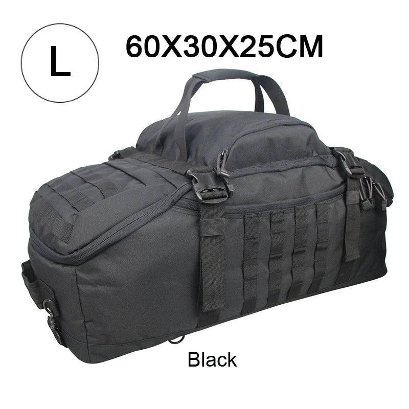 LQARMY Outdoor Tactical Backpack Molle Duffel Bag For Hiking