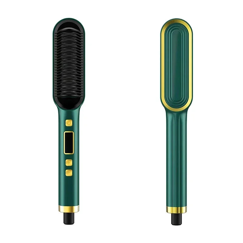 Thermostatic Hair Straightener Comb With 5 Temperature Settings
