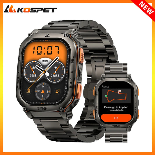 KOSPET Tank M3 Ultra GPS Smartwatch With 5ATM Waterproof
