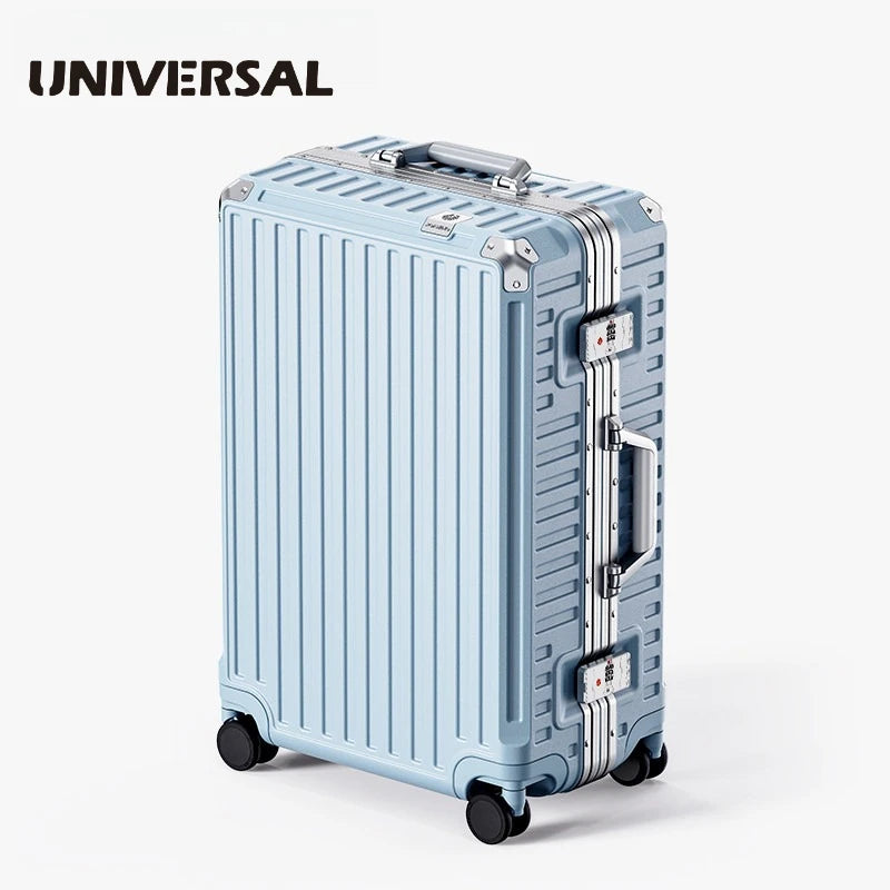 Ultra Sturdy Aluminum Frame Luggage Set, Two Piece Carry On