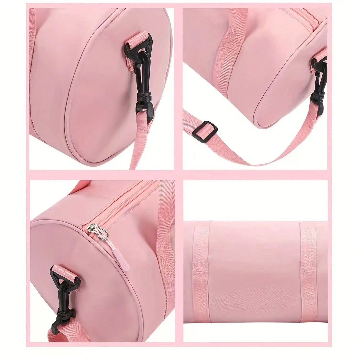 Mini Gym Bag Lightweight Barrel Duffle Crossbody For Travel Fitness