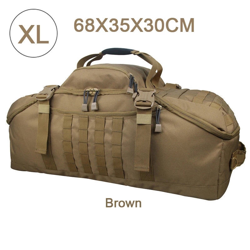 LQARMY Outdoor Tactical Backpack Molle Duffel Bag For Hiking