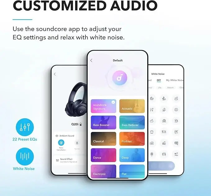 Anker Soundcore Q20i Wireless Hybrid Active Noise Canceling Headphones