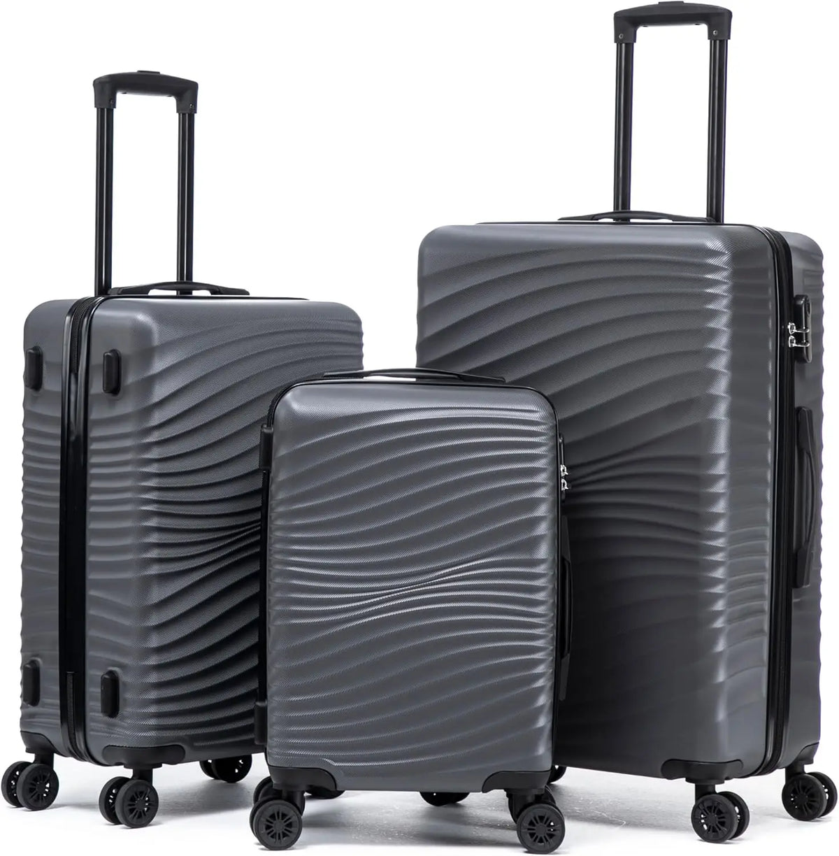 ABS Hardshell Luggage Set With Spinner Wheels And TSA Lock