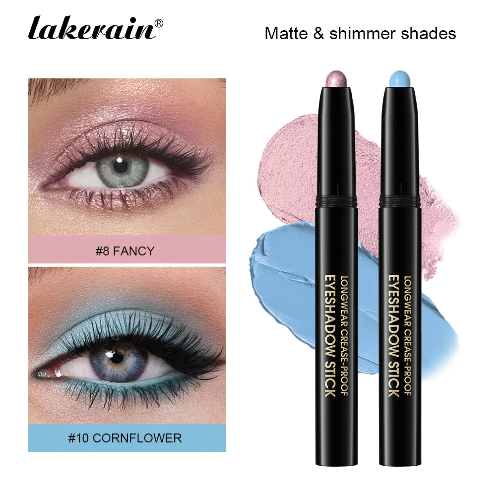 Eyeshadow Liner Pencil Matte Shimmer Waterproof Natural Look