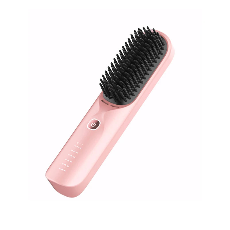 BOPCAL 2 In 1 Hair Straightener Brush Cordless Curling Comb