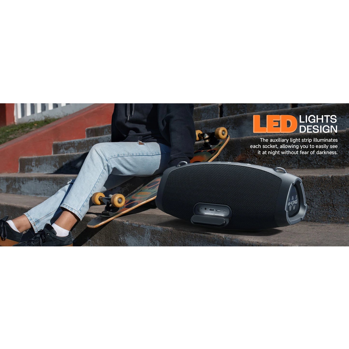 W-King X10 Bluetooth Speaker 120W Portable Party Speaker