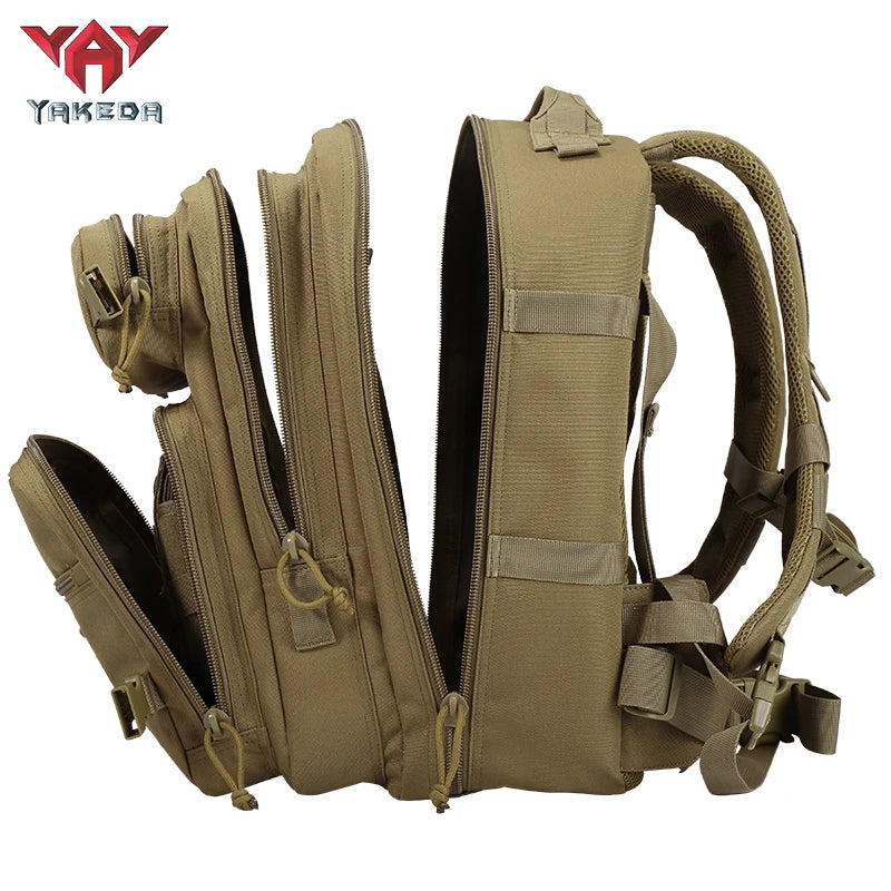 YAKEDA Tactical Molle Backpack Waterproof Outdoor Hiking Pack