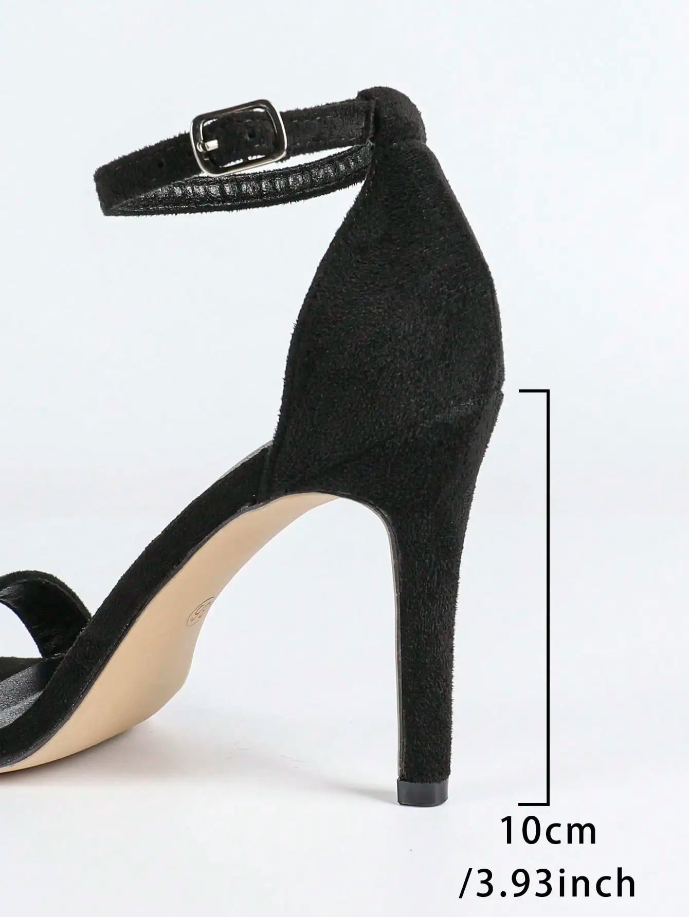 Sparkling Chunky Heel Ankle Strap Sandals For Women Evening Party