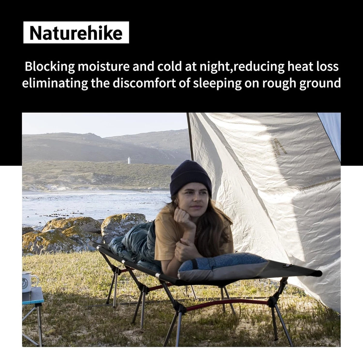 Naturehike Folding Camping Cot For Portable Outdoor Travel