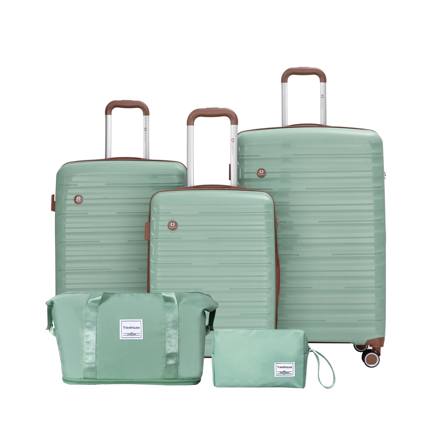 Travelhouse CN 5-Piece Luggage Set With Spinner Wheels TSA Lock