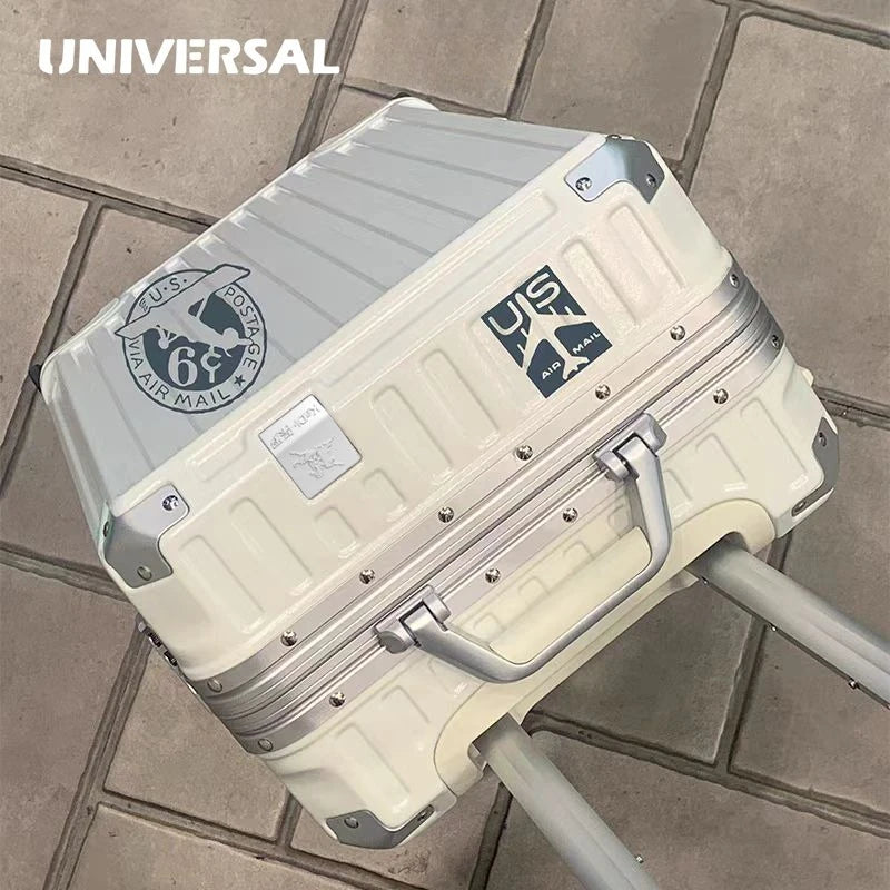 Ultra Sturdy Aluminum Frame Luggage Set, Two Piece Carry On