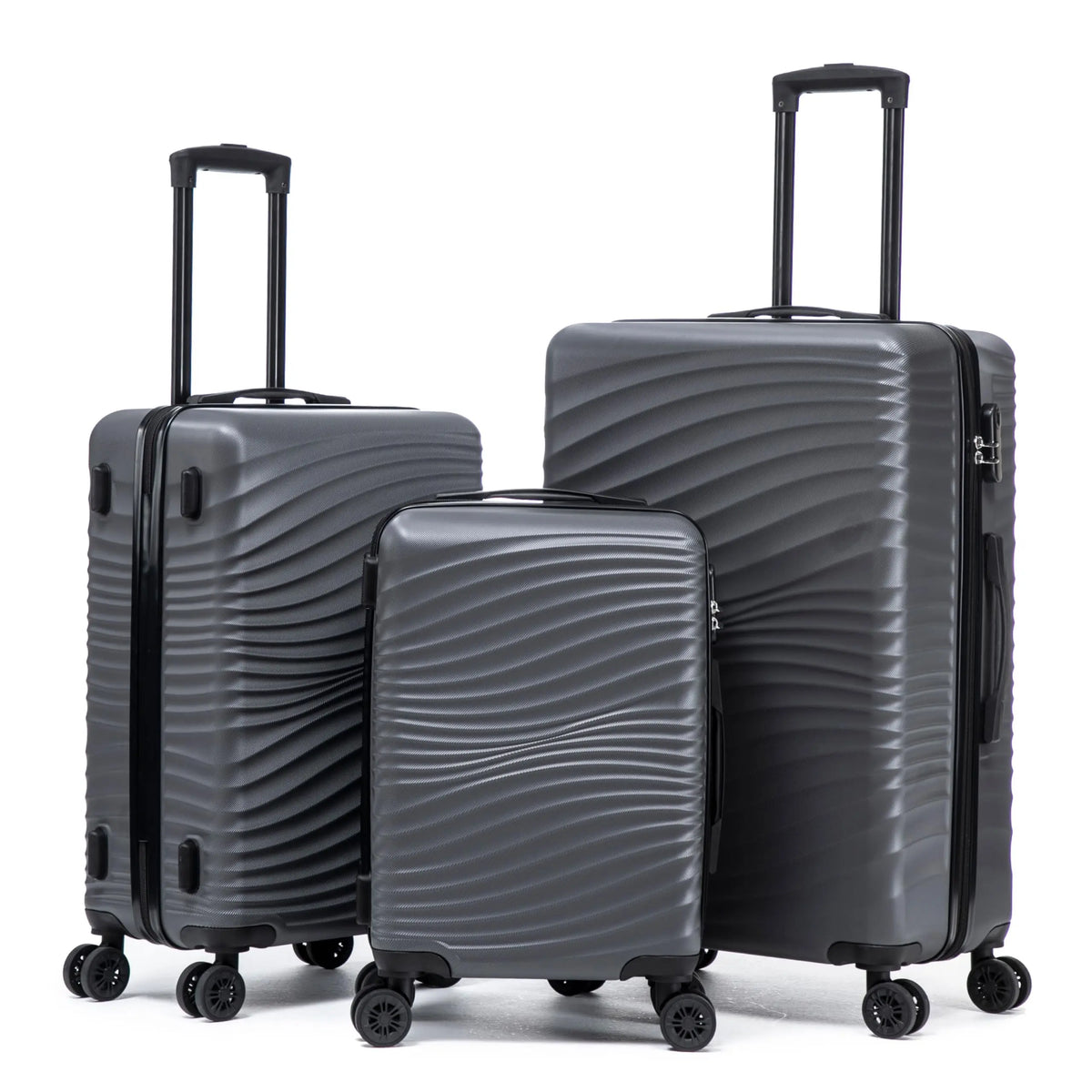 ABS Hardshell Luggage Set With Spinner Wheels And TSA Lock