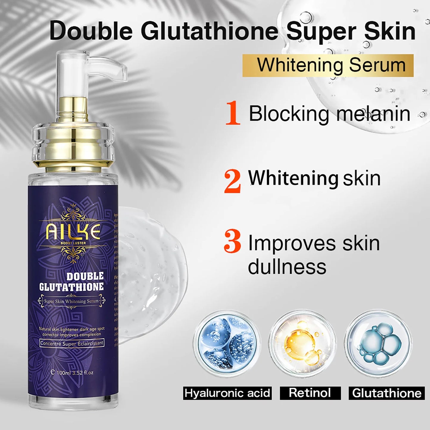 AILKE Glutathione Whitening Skin Care With Niacinamide