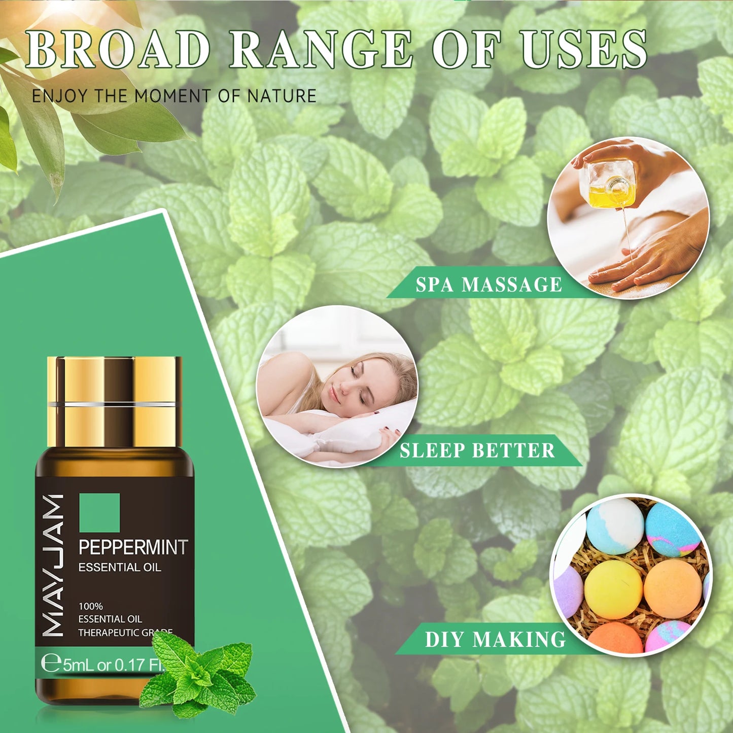 MAYJAM 35 Piece Essential Oil Set For Humidifiers And Diffusers