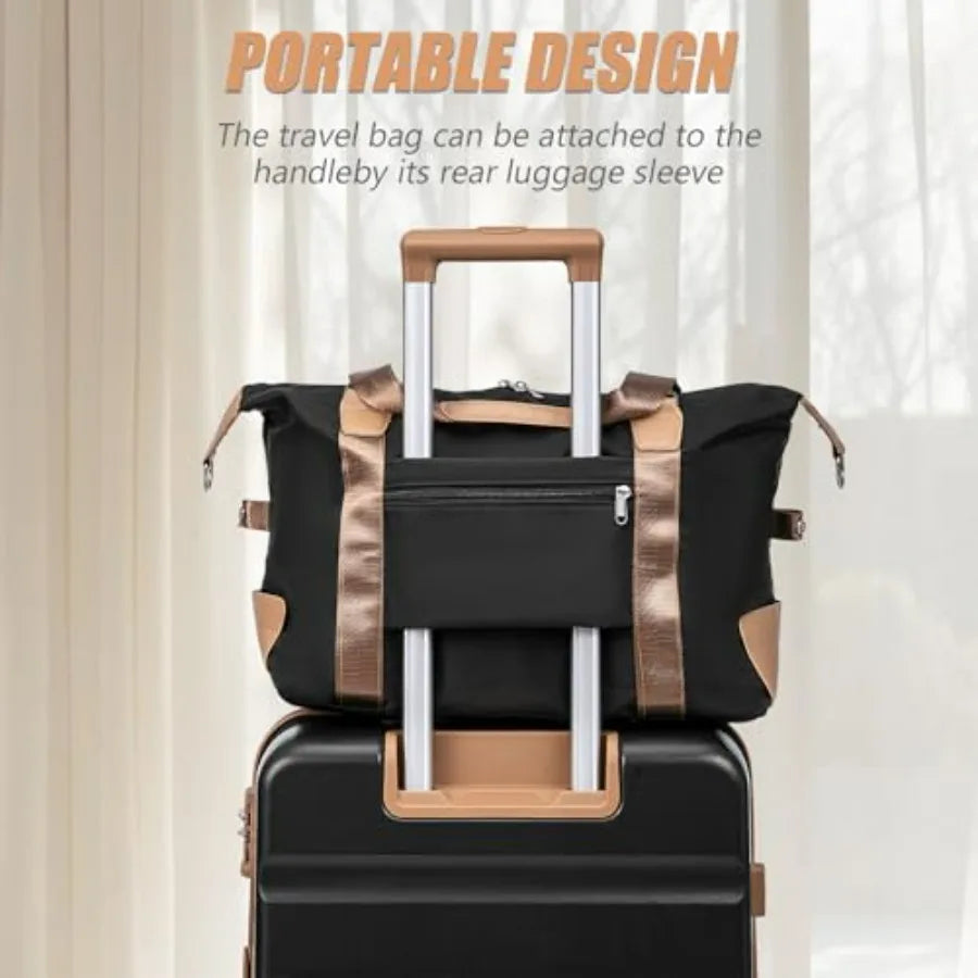 3-Piece ABS Luggage Set With Spinner Wheels And TSA Lock