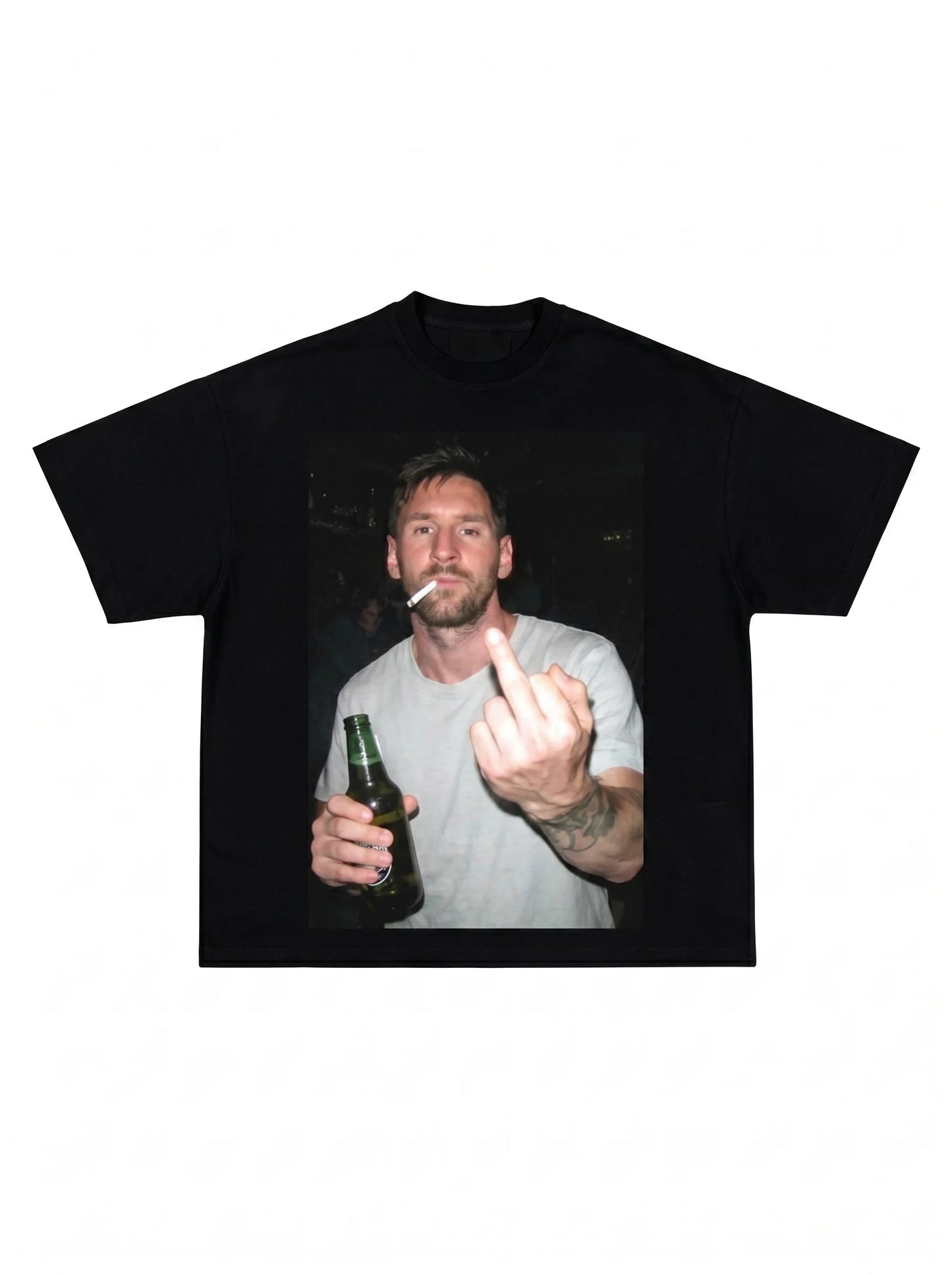 Lionel Messi Off-Duty Fun Graphic Tee 100 Percent Cotton