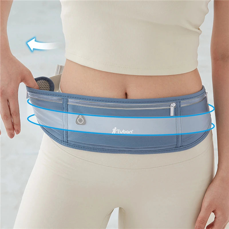 Slim Waterproof Waist Bag for Men and Women Fanny Pack
