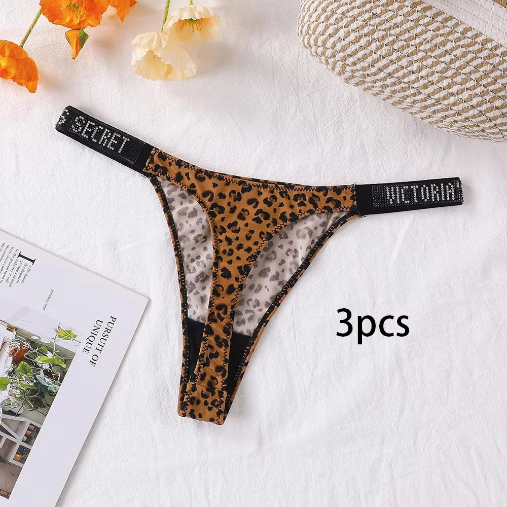 Victoria's Secret Lace Thongs Women Comfortable Breathable Panties