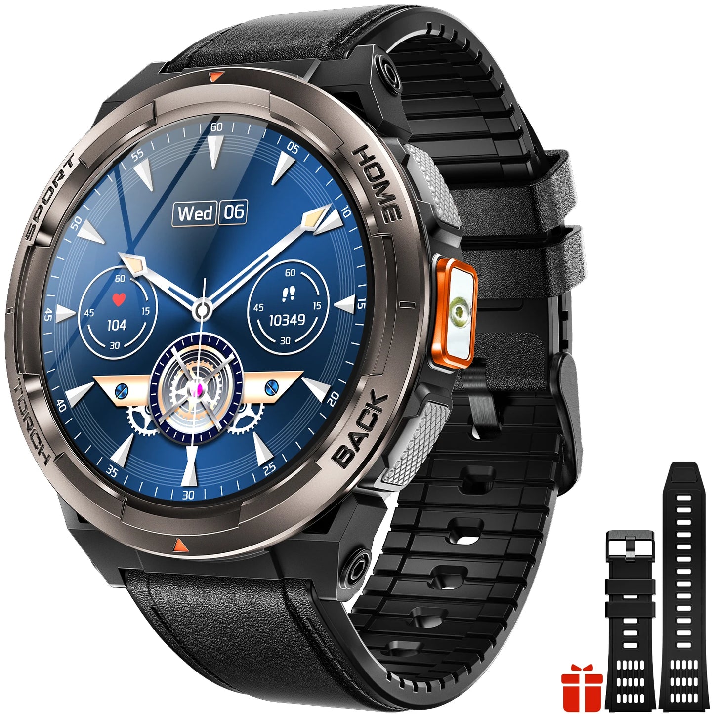 EIGIIS KE5 Smart Watch 3ATM Waterproof With Compass