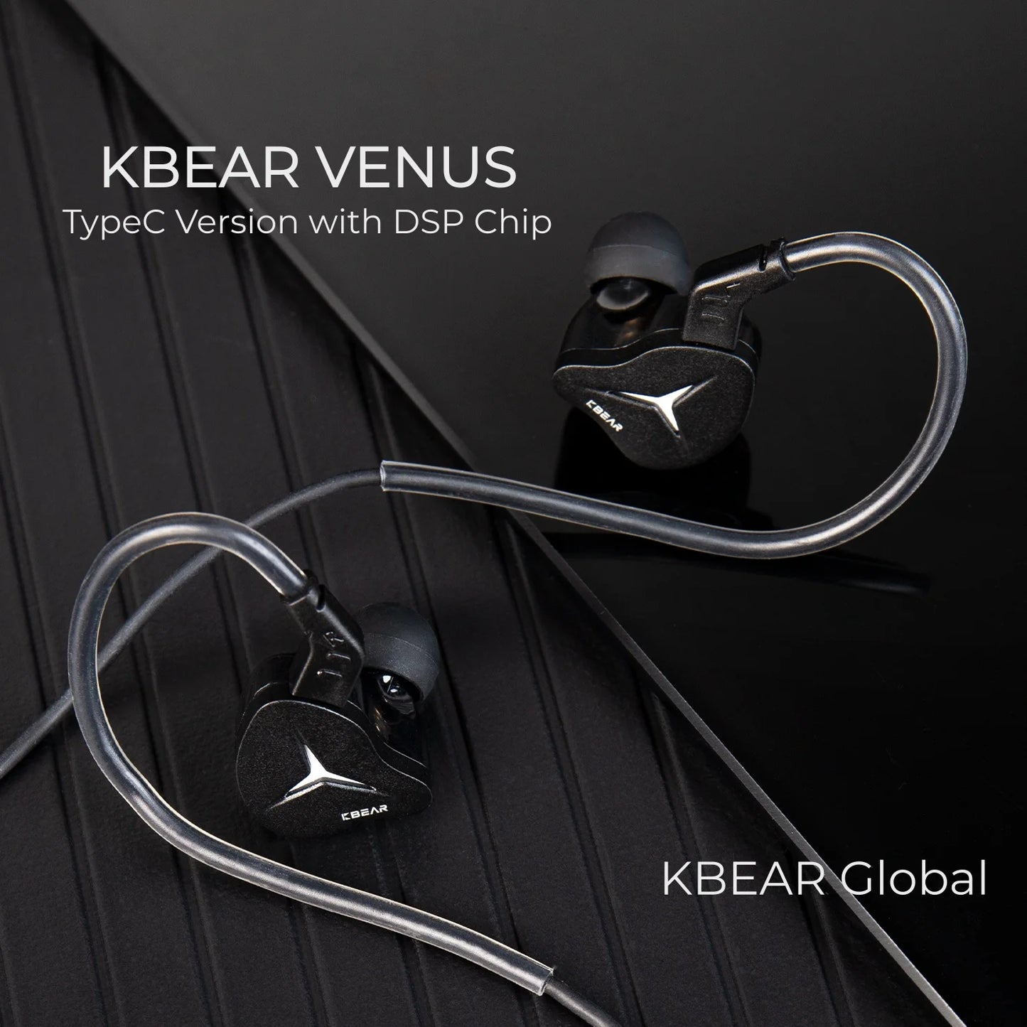 KBEAR Venus USB C Wired In Earphones HiFi Dynamic Driver