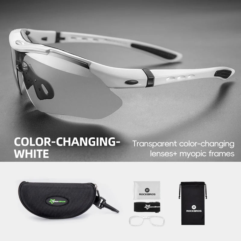 ROCKBROS Photochromic Cycling Glasses UV400 Protection Sunglasses