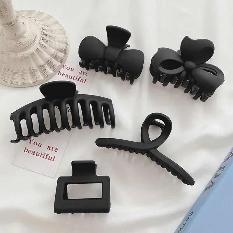 Korean Style Hair Claws Acrylic Hair Clips Barrette