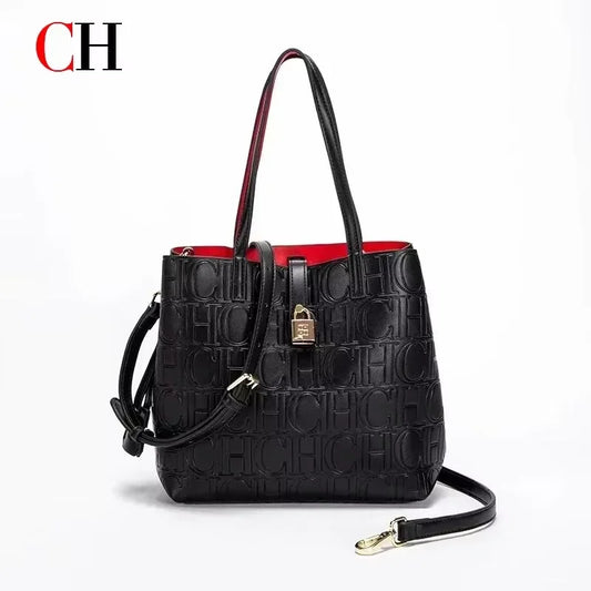 CH Women Tote Bag Large Capacity Shoulder Handbag Purse