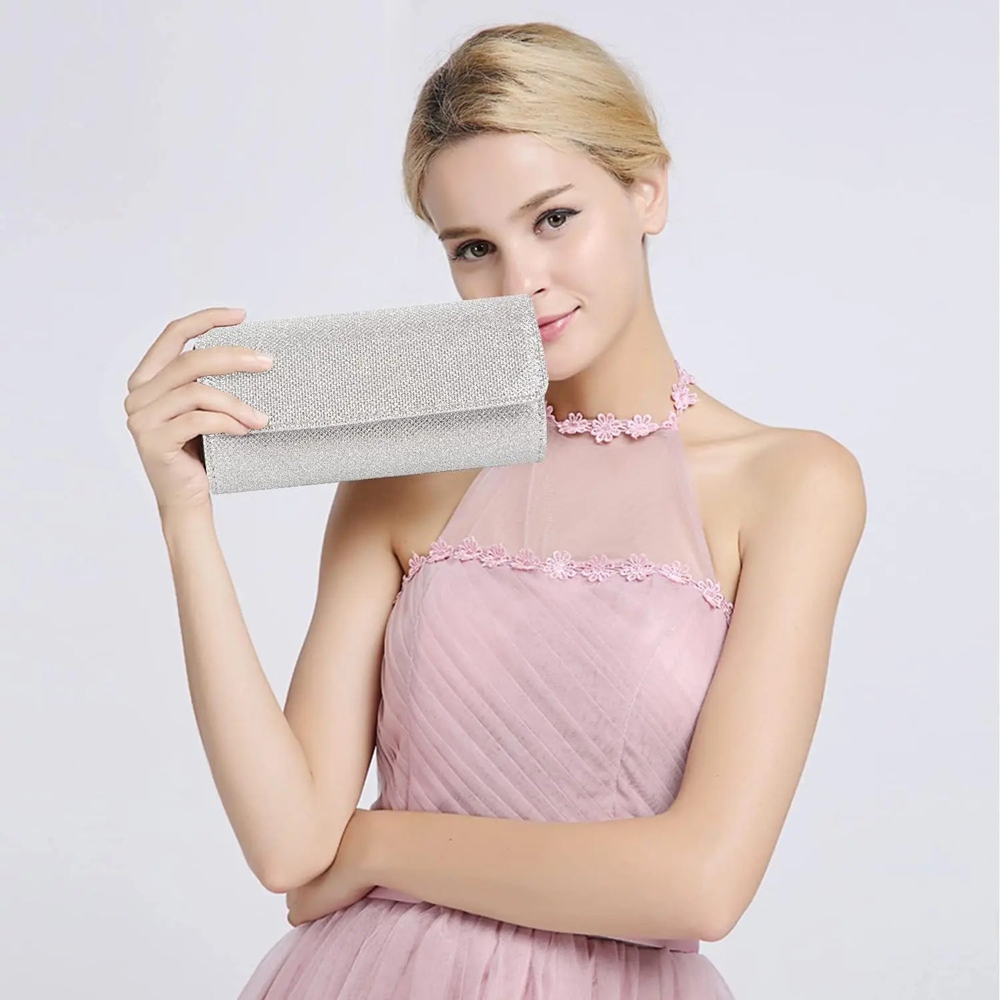 Sparkling Evening Clutch Purse For Women Party Wedding Handbag