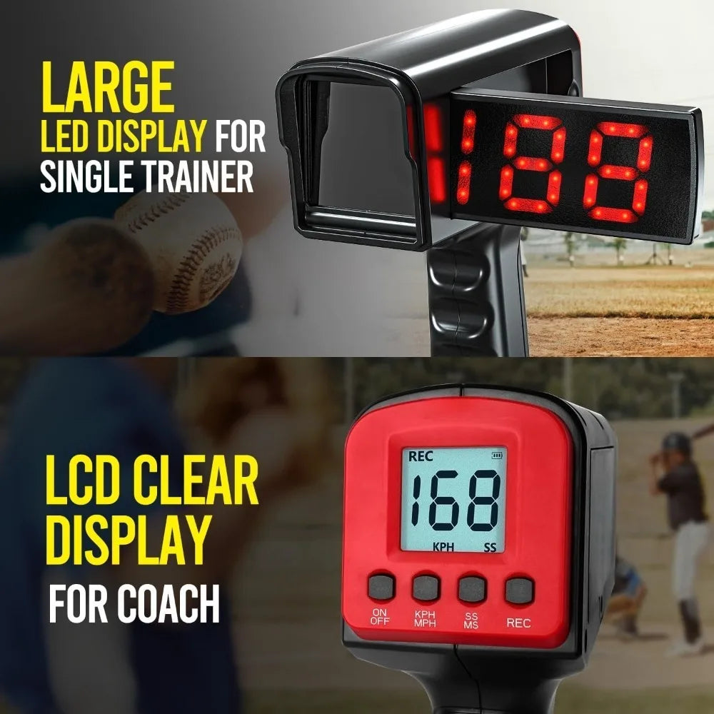 Baseball Radar Gun Speed Sensor With LCD Display For Pitching