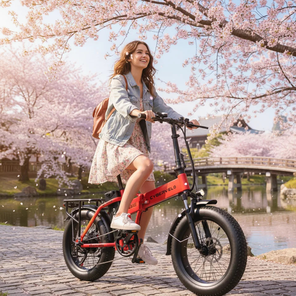 LIONLAND EK4 Folding Electric Bike 960Wh 30 MPH 80-Mile Range