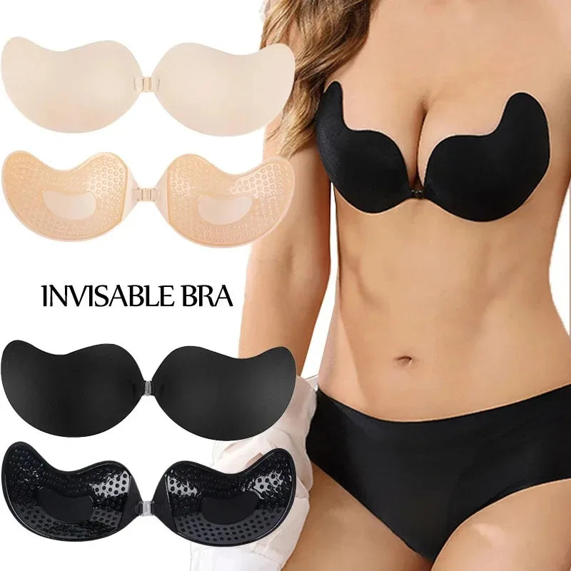 Silicone Self-Adhesive Backless Strapless Bra For Invisible Support