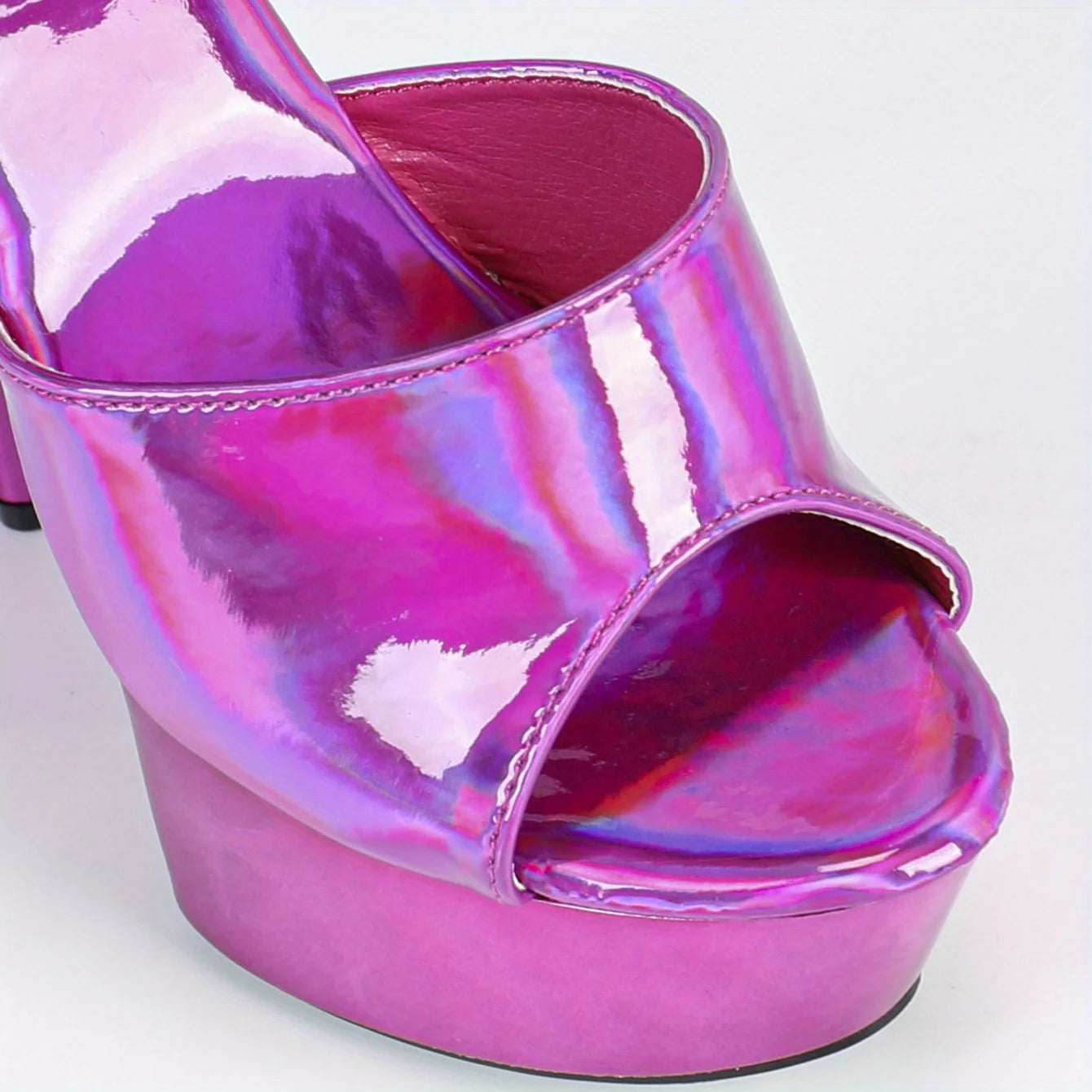 Mclubgirl Breathable Nightclub Sandal Narrow Heel For Party