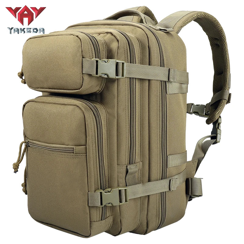 YAKEDA Tactical Molle Backpack Waterproof Outdoor Hiking Pack