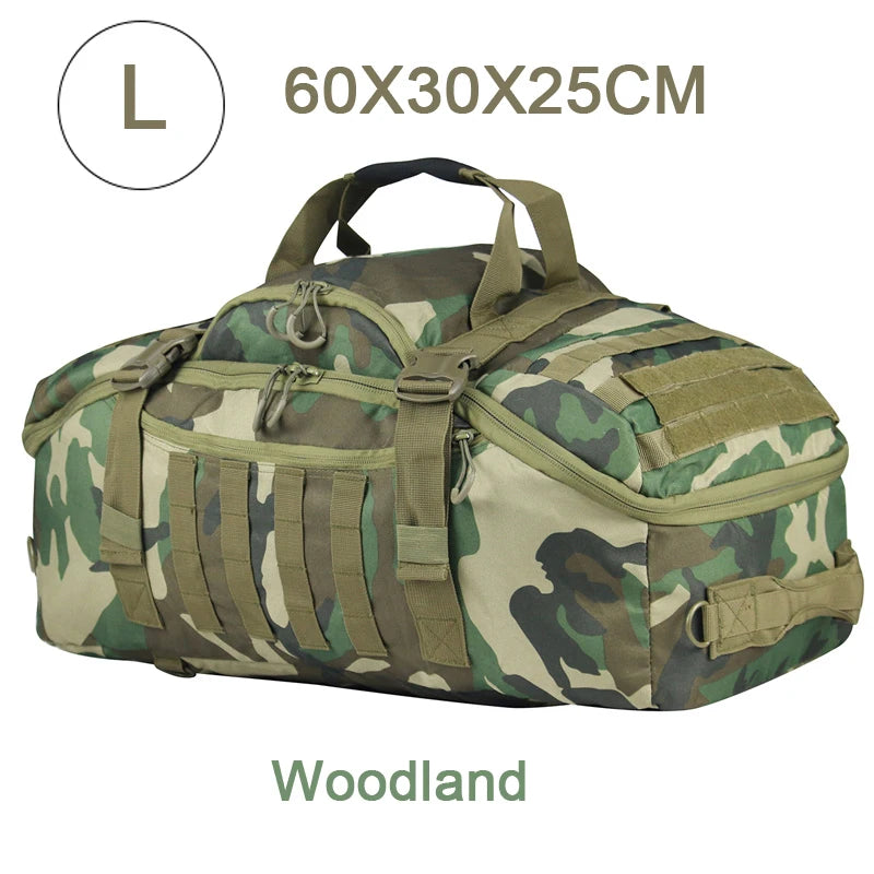 LQARMY Outdoor Tactical Backpack Molle Duffel Bag For Hiking