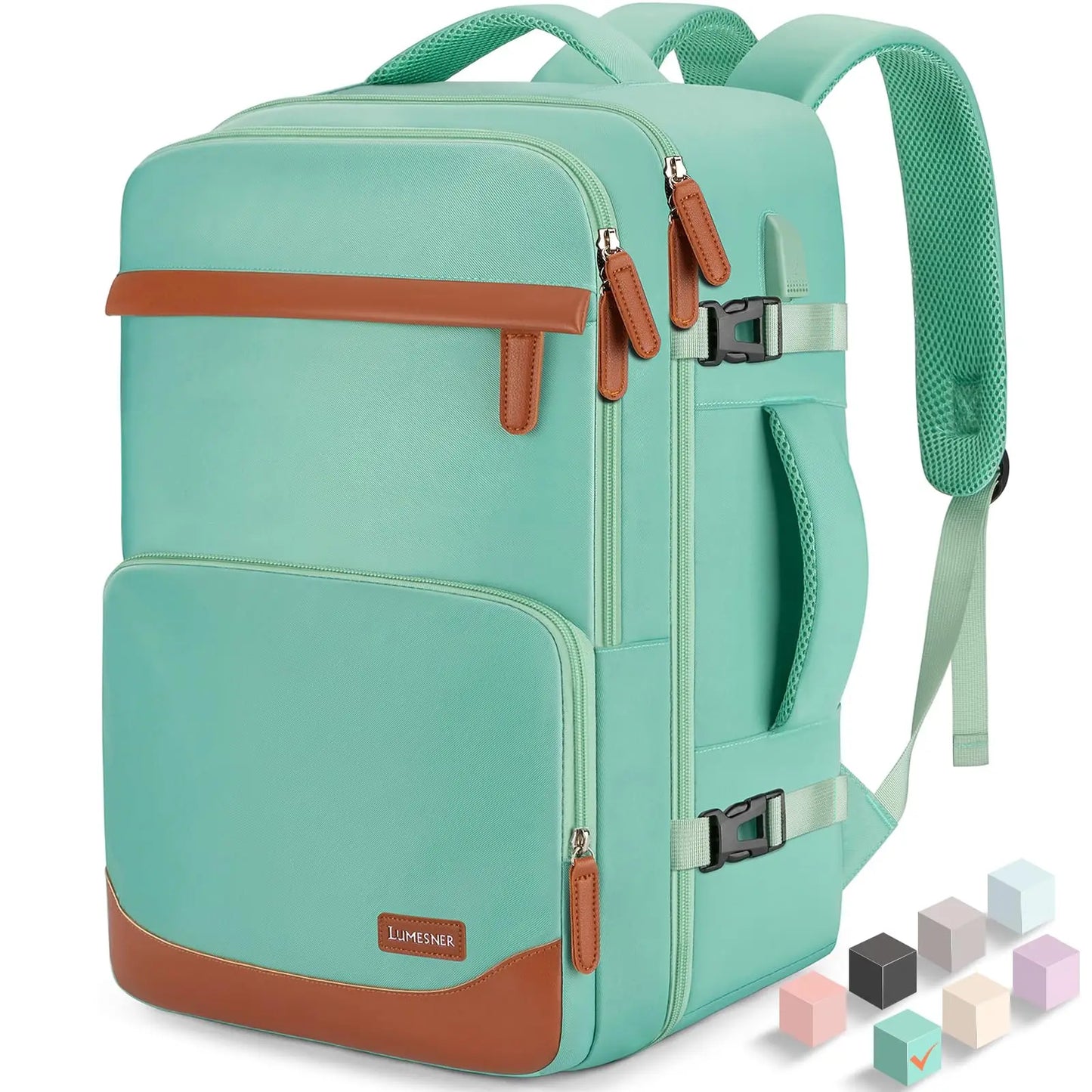 Water Resistant Carry On Laptop Backpack For Men And Women