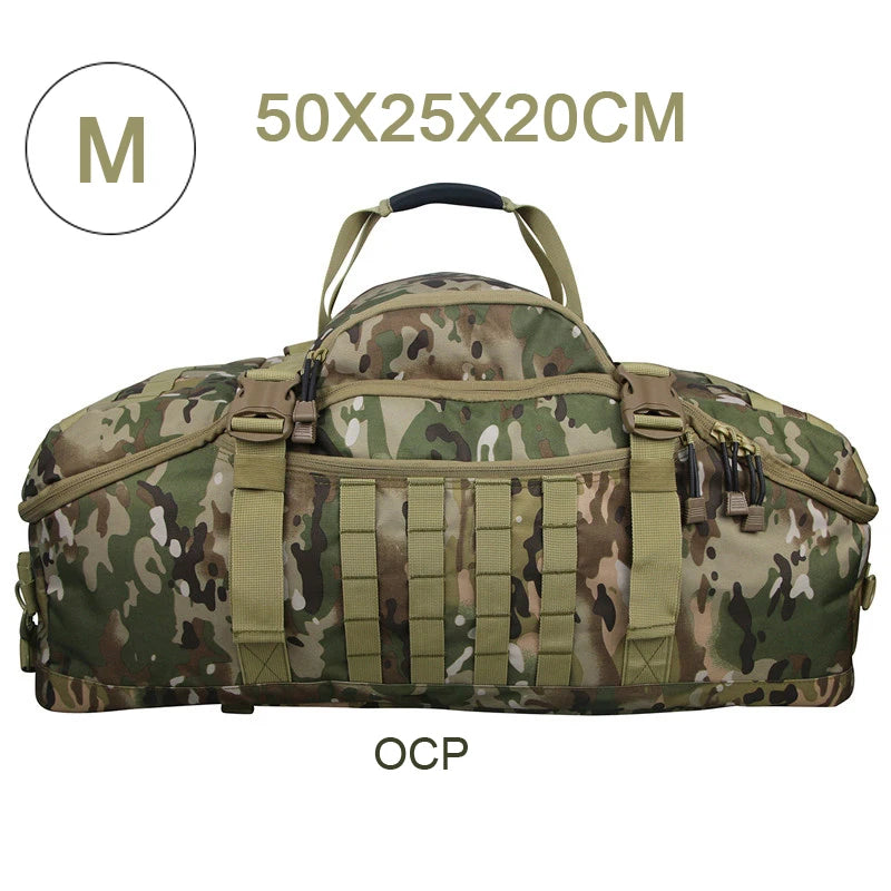 LQARMY Outdoor Tactical Backpack Molle Duffel Bag For Hiking