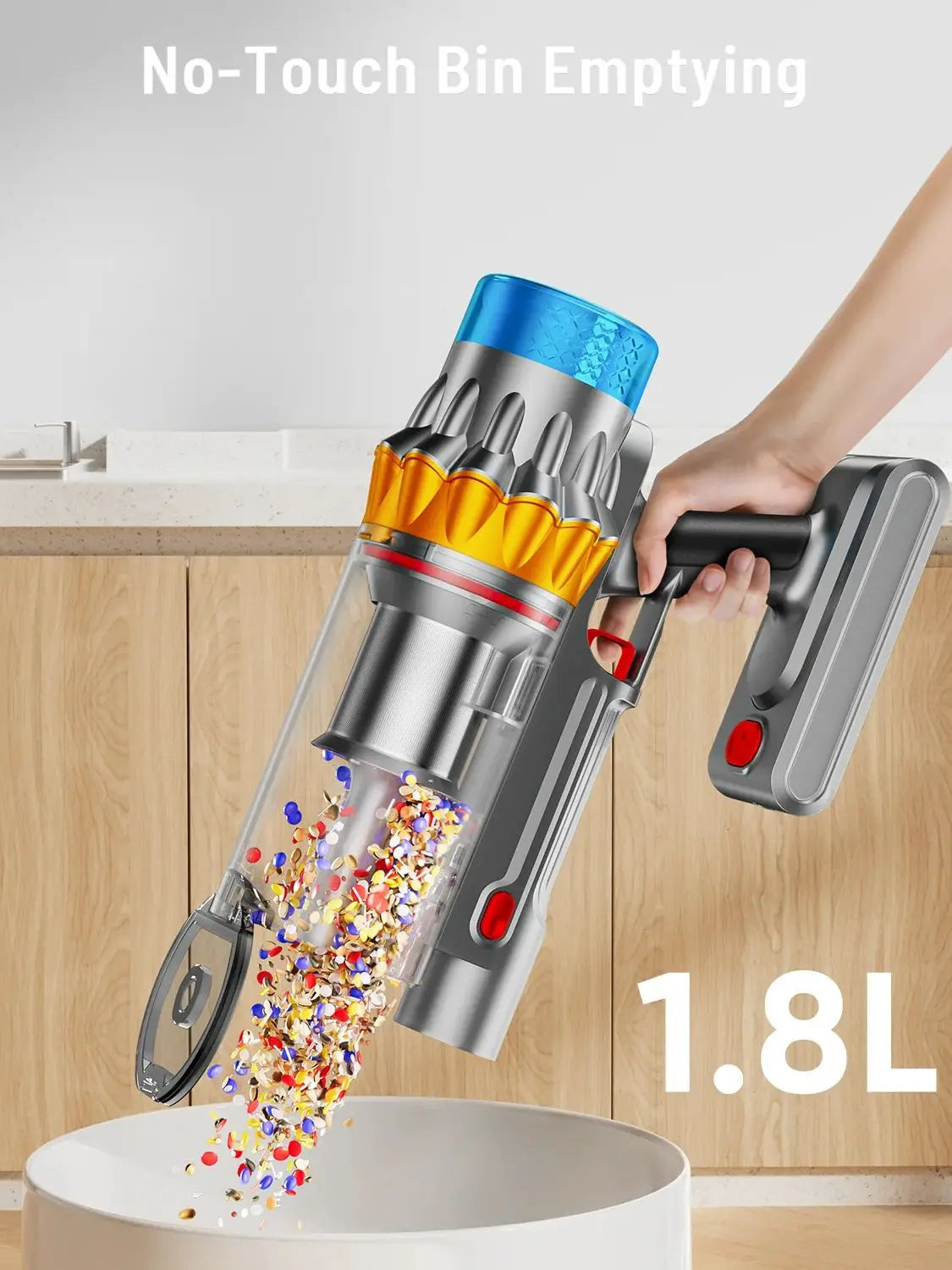 VAKERR X15 Pro 650W Cordless Vacuum Cleaner For Pet Hair HEPA