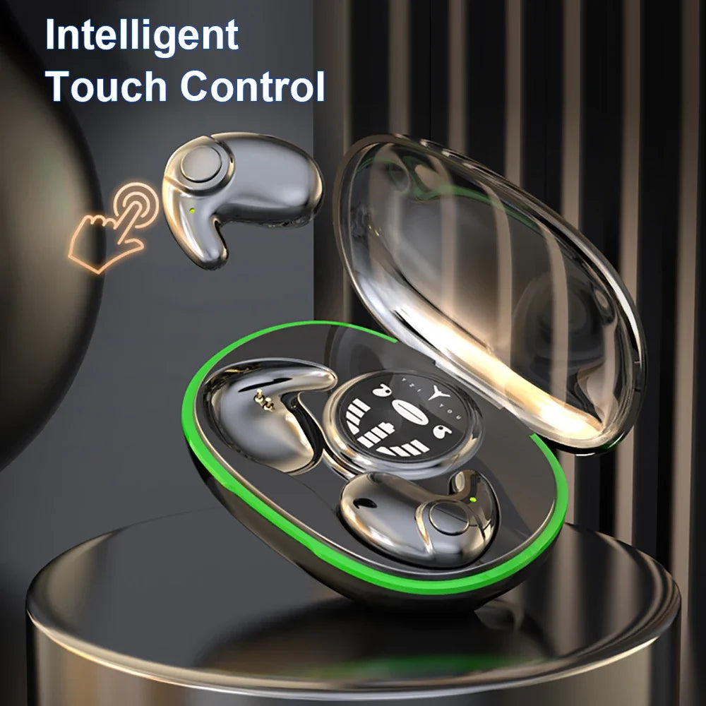 SHUKE Invisible Sleep Earphones Bluetooth 5.3 Noise Canceling Earbuds