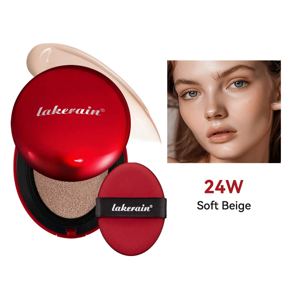 Ibcccndc Korean Air Cushion Foundation Natural Moisturizing Coverage 72H Wear