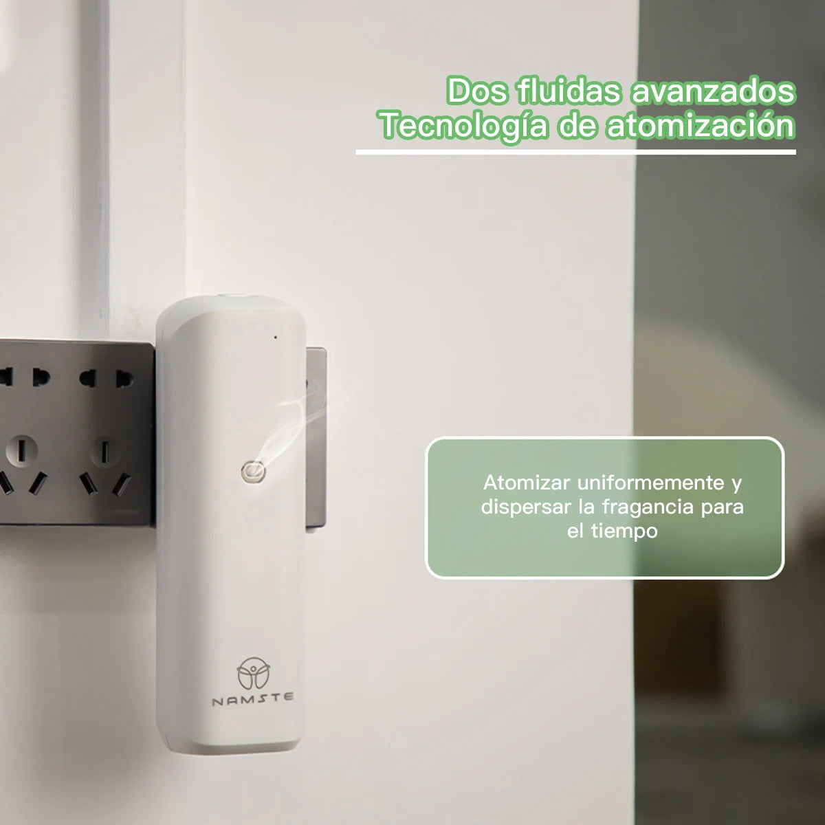 NAMSTE Waterless Plug In Fragrance Diffuser Bluetooth Essential Oils