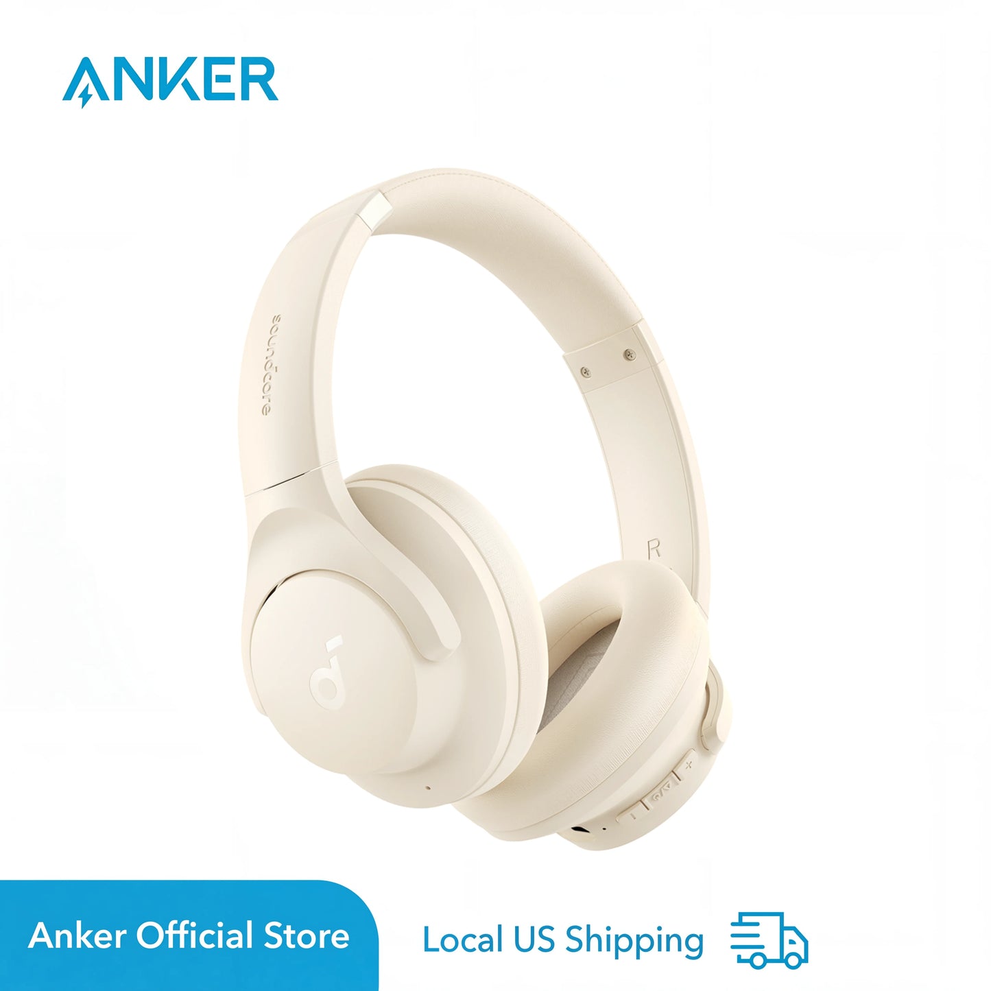 Soundcore By Anker Q20i Hybrid ANC Wireless Headphones 40Hour Battery