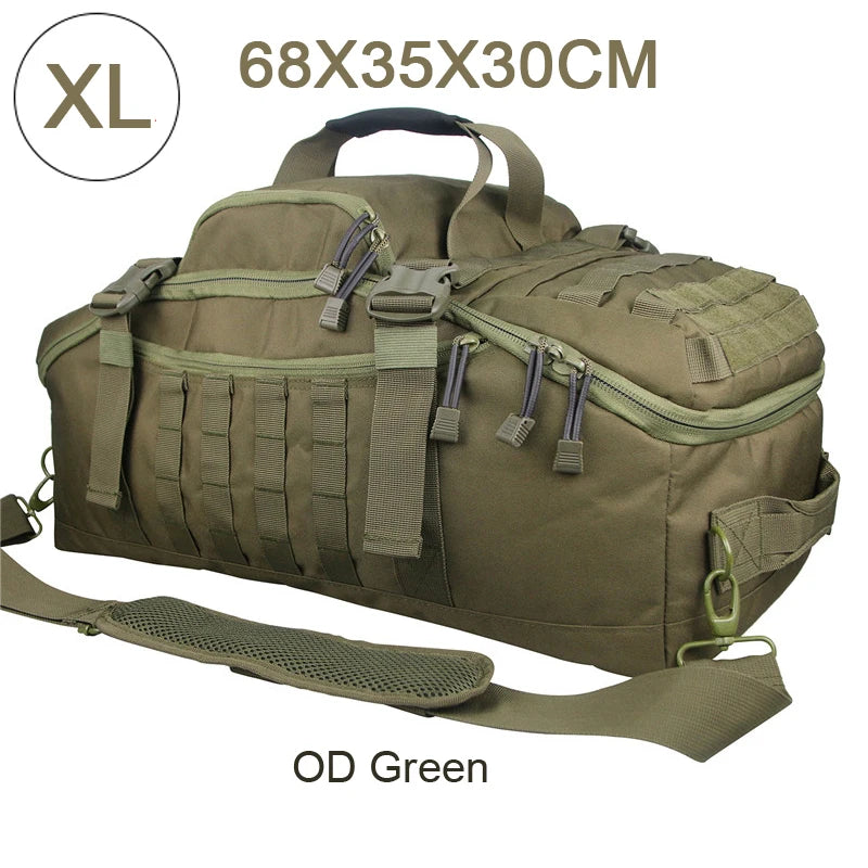 LQARMY Outdoor Tactical Backpack Molle Duffel Bag For Hiking