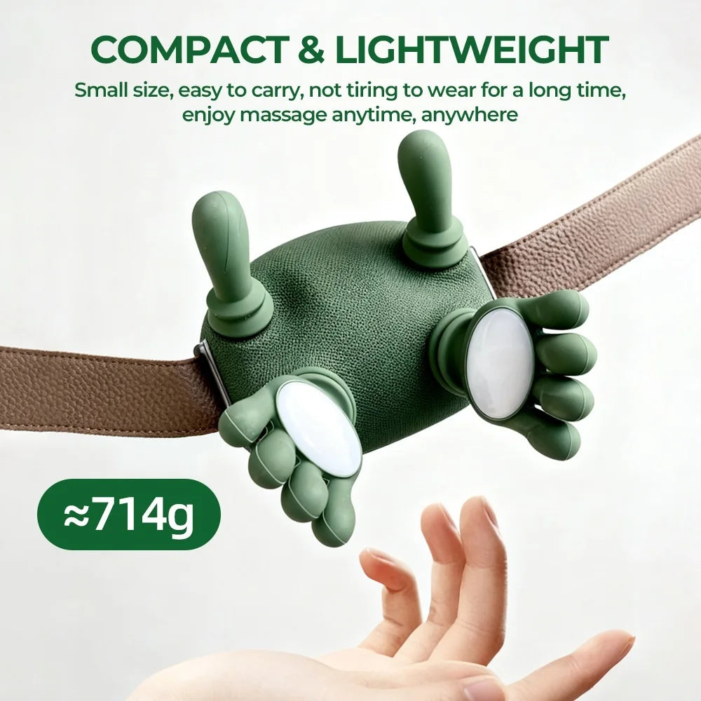 Foreverlily Wireless Bionic Finger Neck Shoulder Massager With Brushless Motor