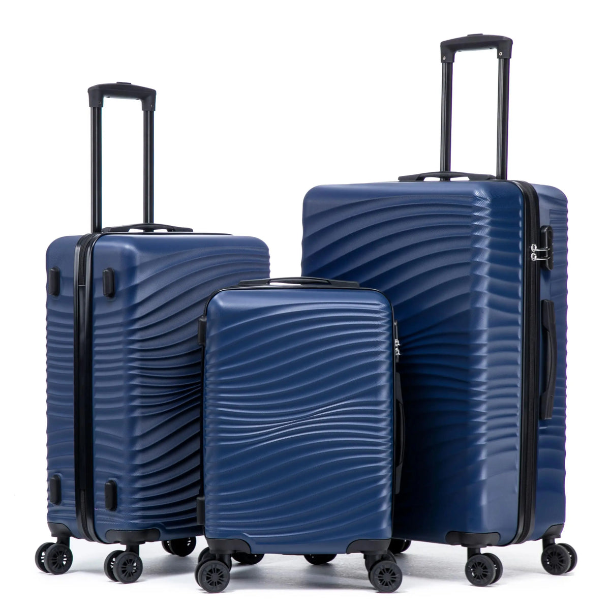 ABS Hardshell Luggage Set With Spinner Wheels And TSA Lock