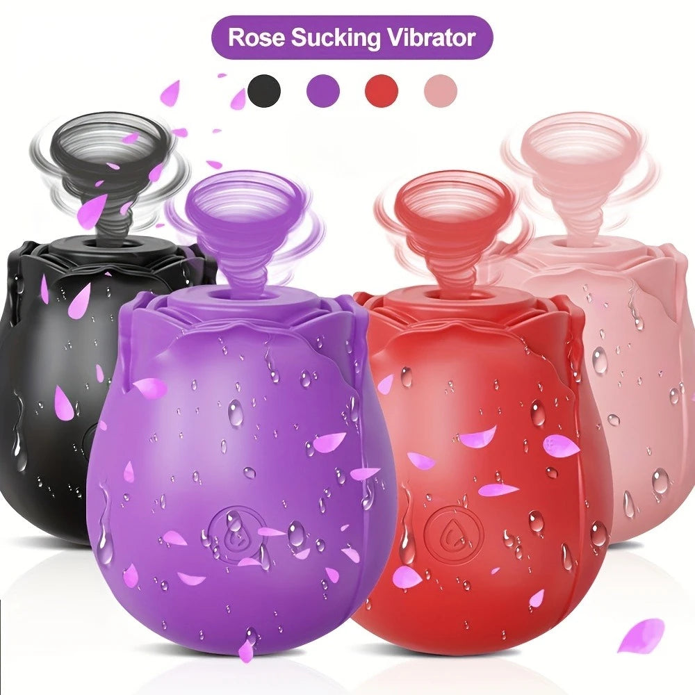 Rose Vibrator For Women Clitoral Stimulator With 10 Modes