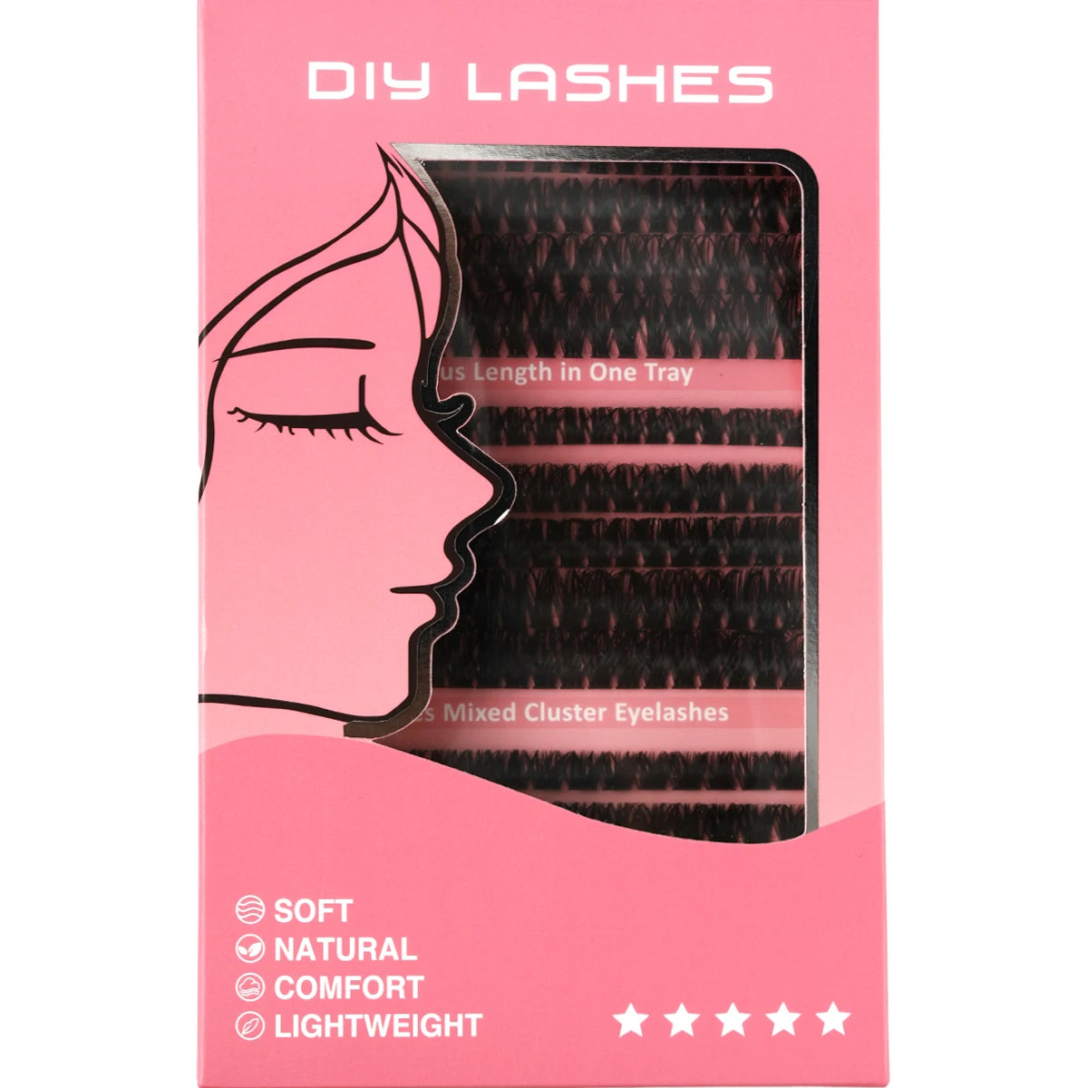 HBZGTLAD Professional Volume Eyelash Cluster Extensions Custom Style