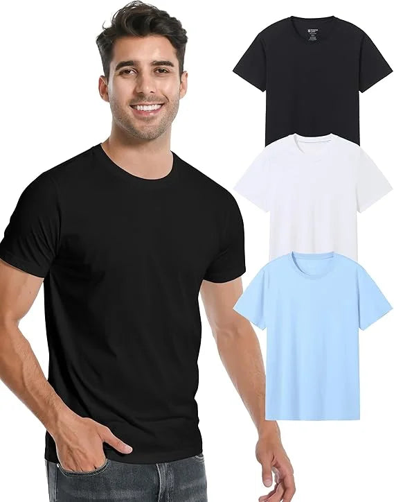 Pioneer Camp Men's Bamboo Viscose Soft Crew Neck T-Shirt